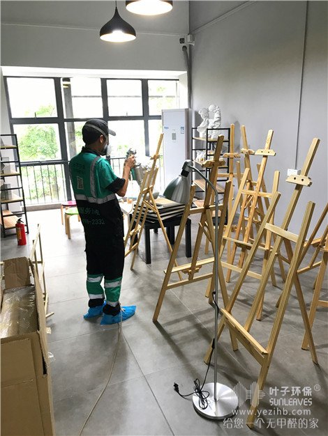 除甲醛施工案例巡礼：广州市桥巨象少儿美术甲醛治理项目